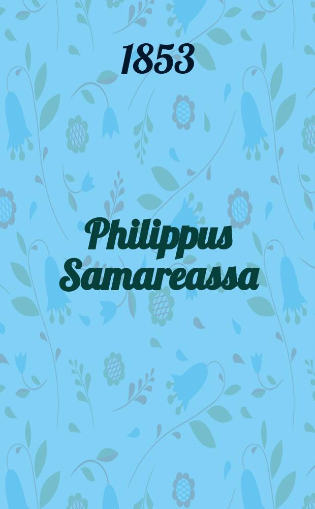 Philippus Samareassa