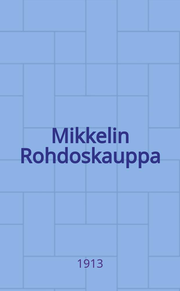 Mikkelin Rohdoskauppa