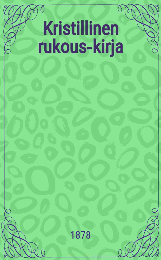 Kristillinen rukous-kirja