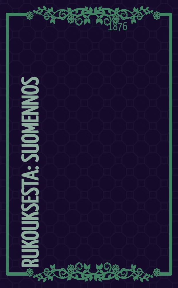 Rukouksesta : Suomennos