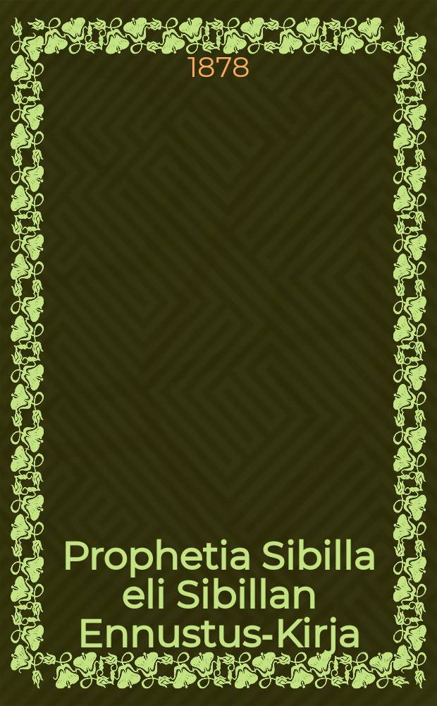 Prophetia Sibilla eli Sibillan Ennustus-Kirja