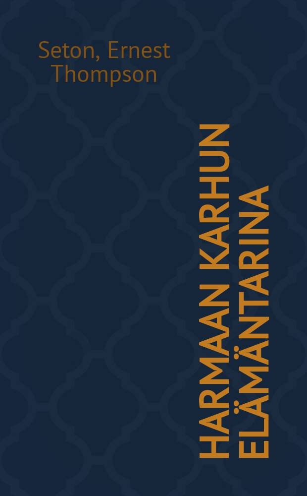 Harmaan karhun el&auml;m&auml;ntarina