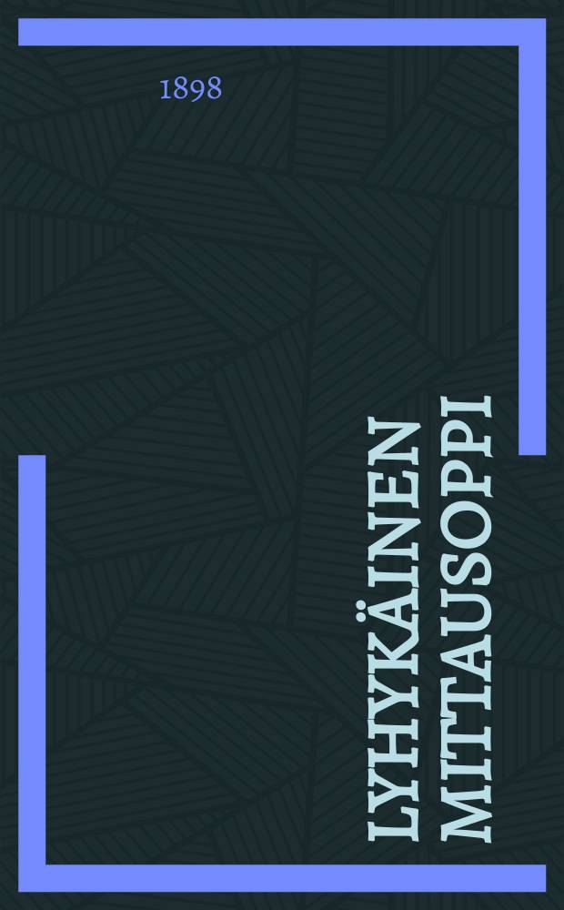 Lyhykäinen mittausoppi