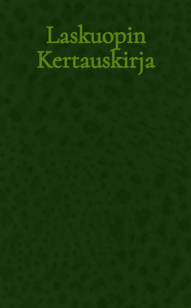 Laskuopin Kertauskirja