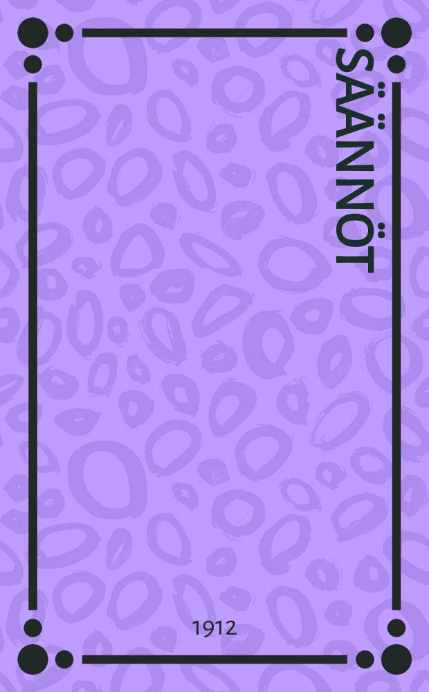 S&auml;&auml;nn&ouml;t