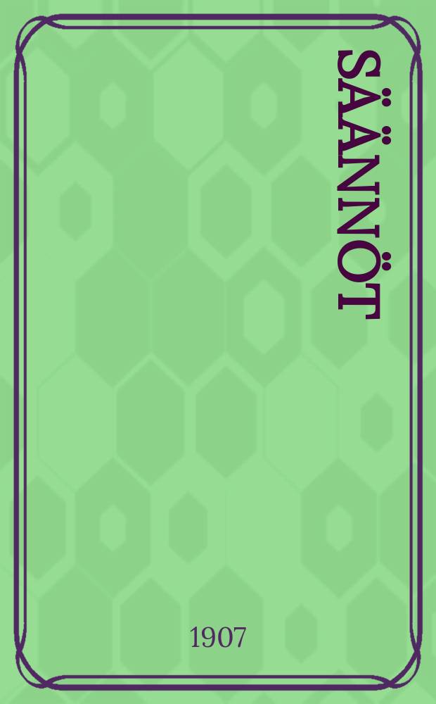 S&auml;&auml;nn&ouml;t