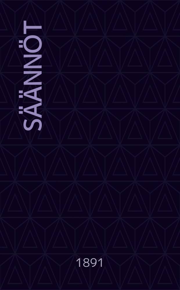 S&auml;&auml;nn&ouml;t