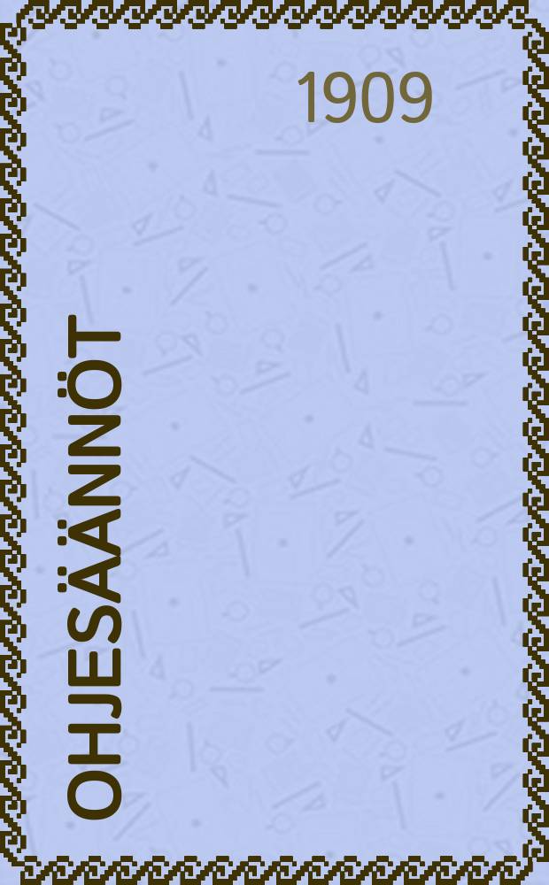 Ohjesäännöt
