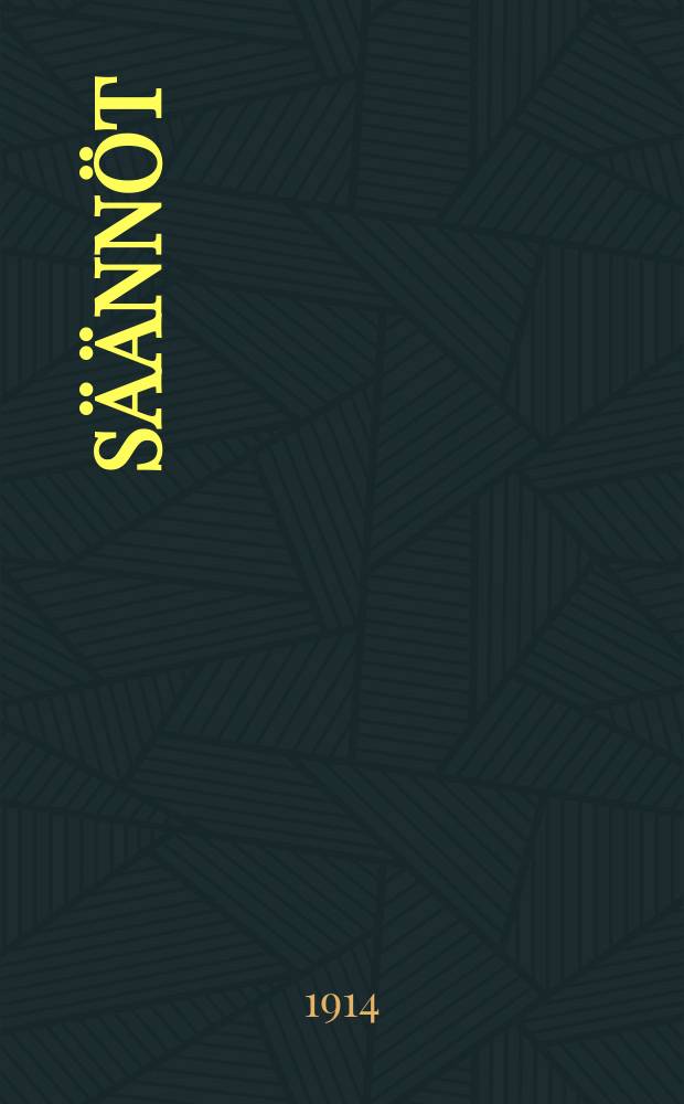 S&auml;&auml;nn&ouml;t