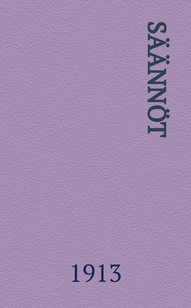 S&auml;&auml;nn&ouml;t