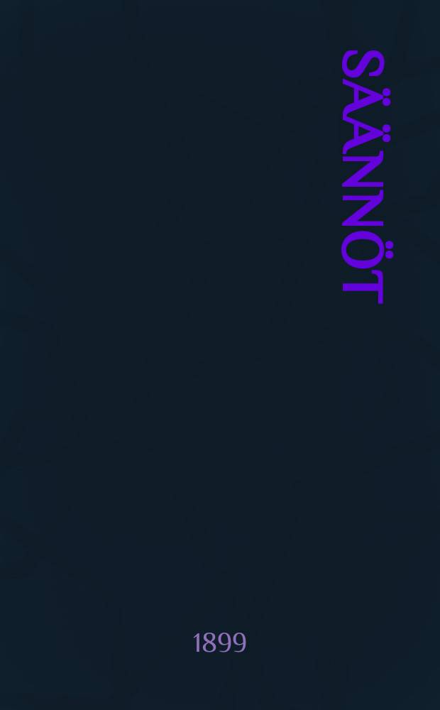 S&auml;&auml;nn&ouml;t