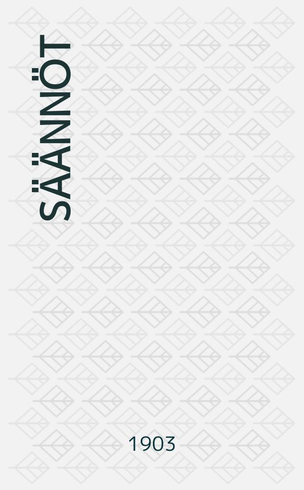 S&auml;&auml;nn&ouml;t