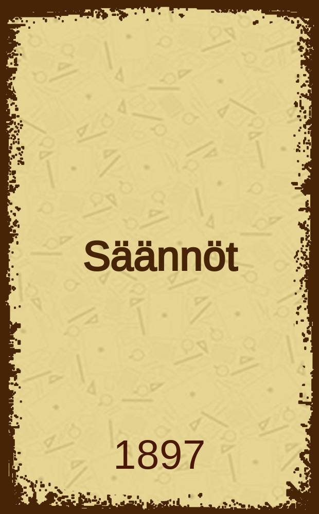 Säännöt