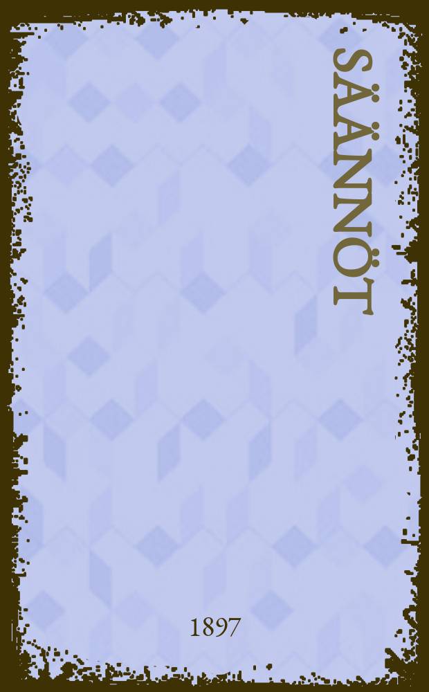 S&auml;&auml;nn&ouml;t