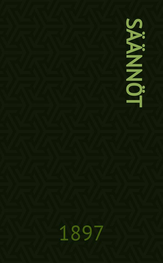 S&auml;&auml;nn&ouml;t