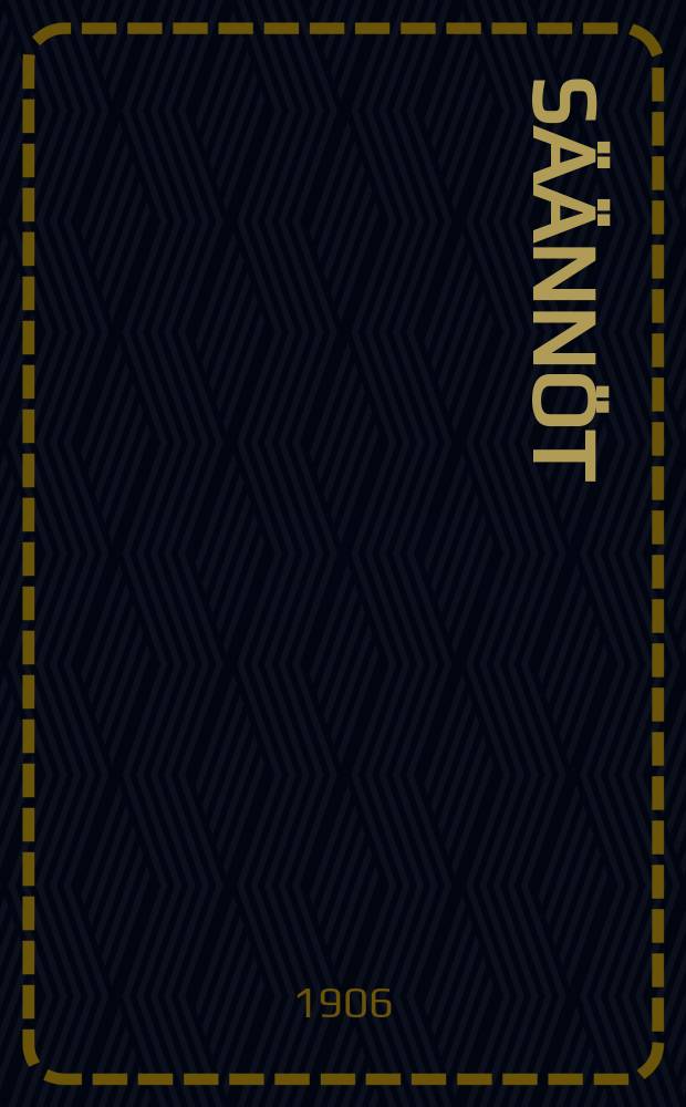 S&auml;&auml;nn&ouml;t