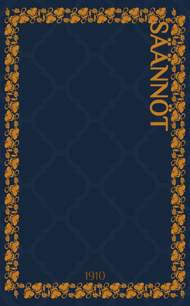 S&auml;&auml;nn&ouml;t