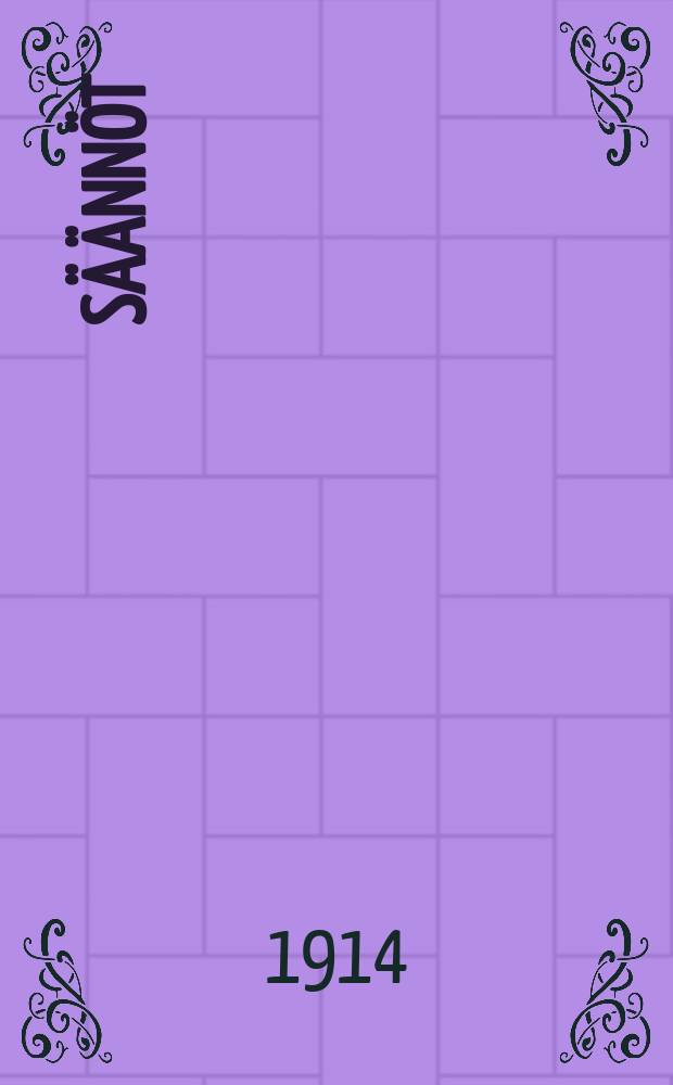 S&auml;&auml;nn&ouml;t