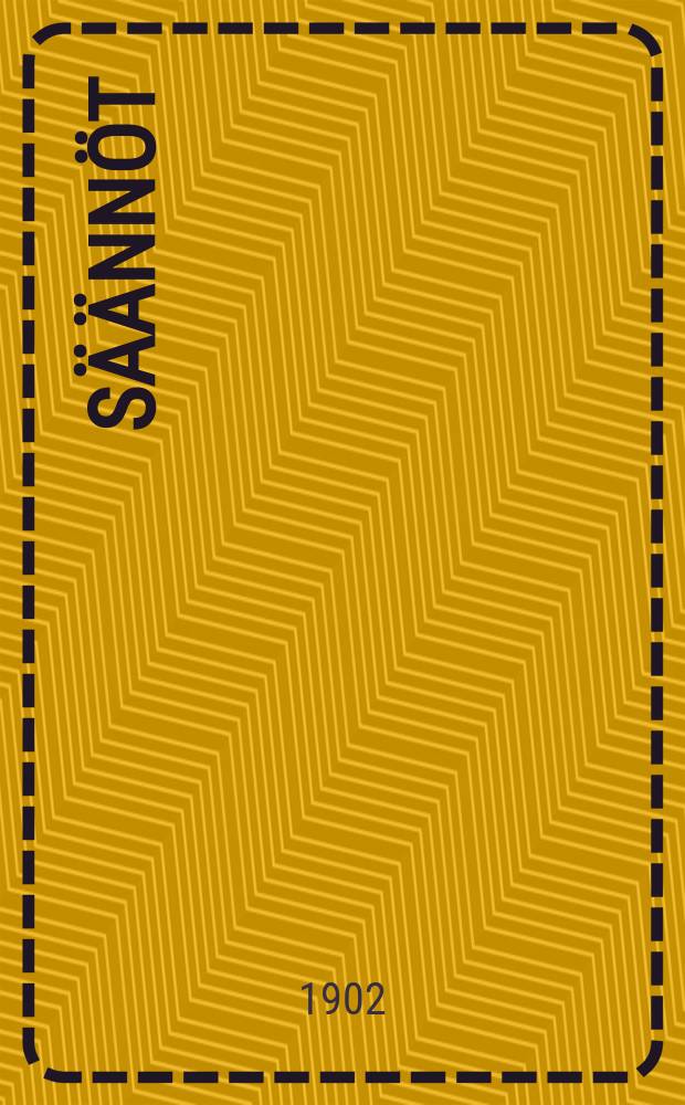 S&auml;&auml;nn&ouml;t