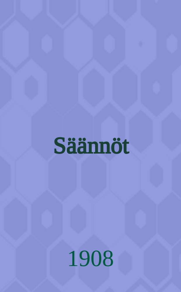 Säännöt