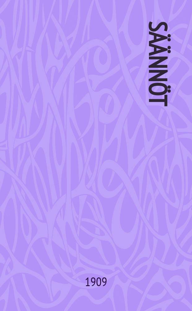 S&auml;&auml;nn&ouml;t