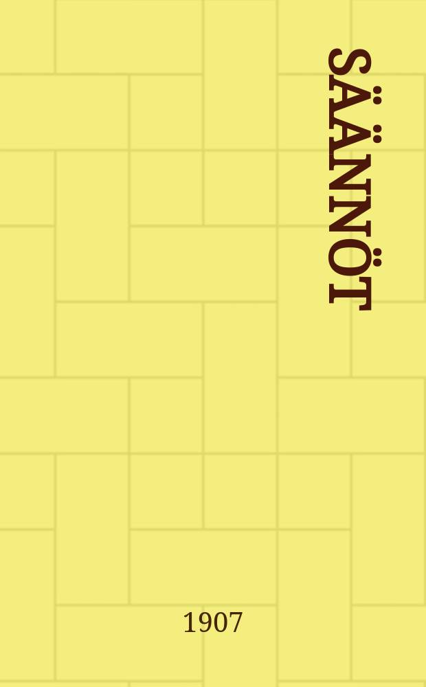 S&auml;&auml;nn&ouml;t