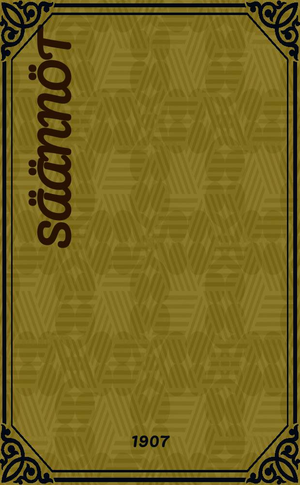 S&auml;&auml;nn&ouml;t