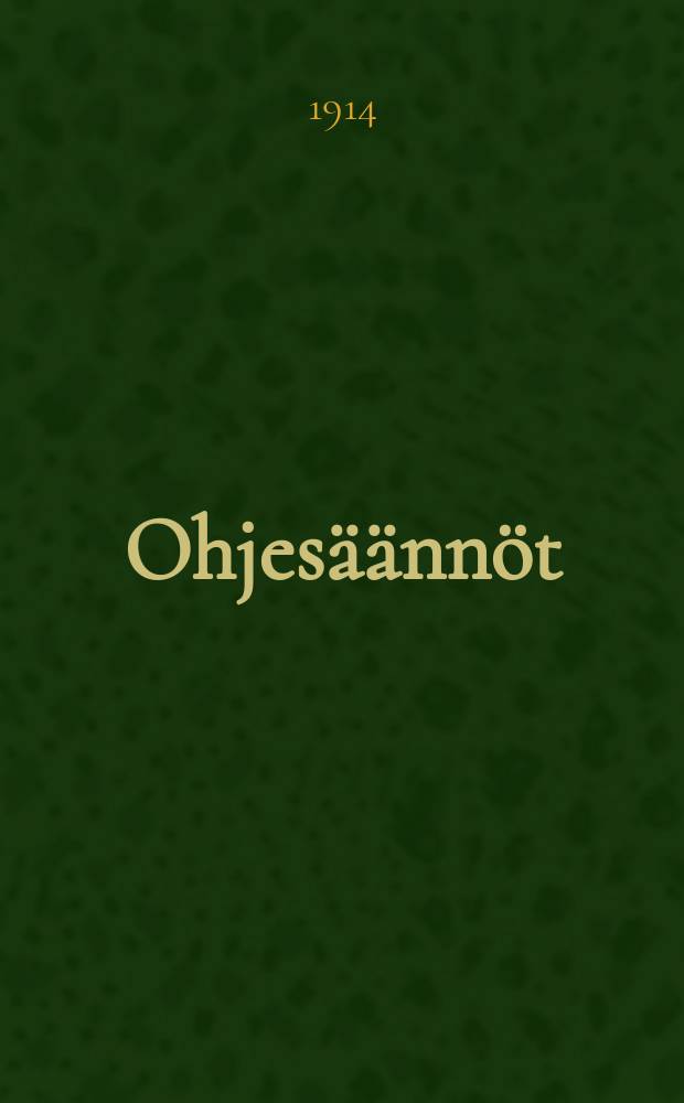 Ohjes&auml;&auml;nn&ouml;t