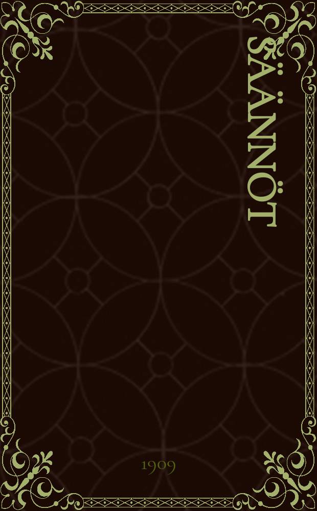 S&auml;&auml;nn&ouml;t