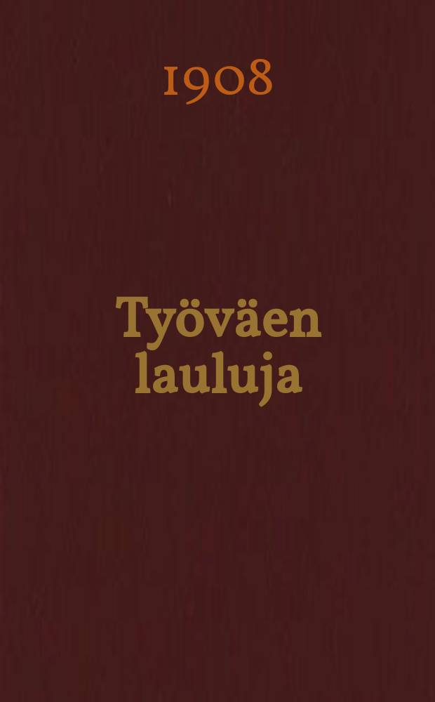 Työväen lauluja
