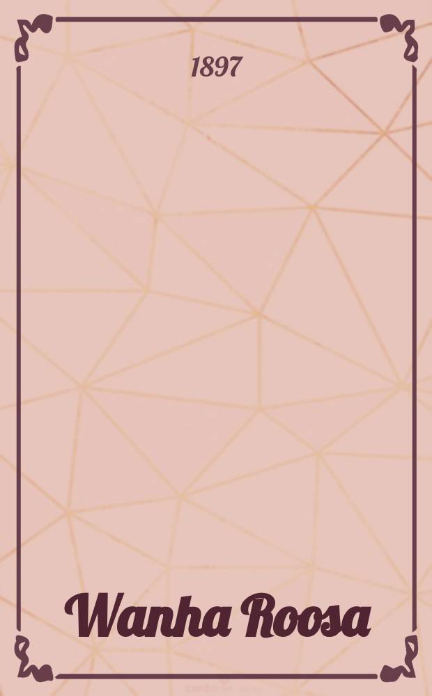 Wanha Roosa