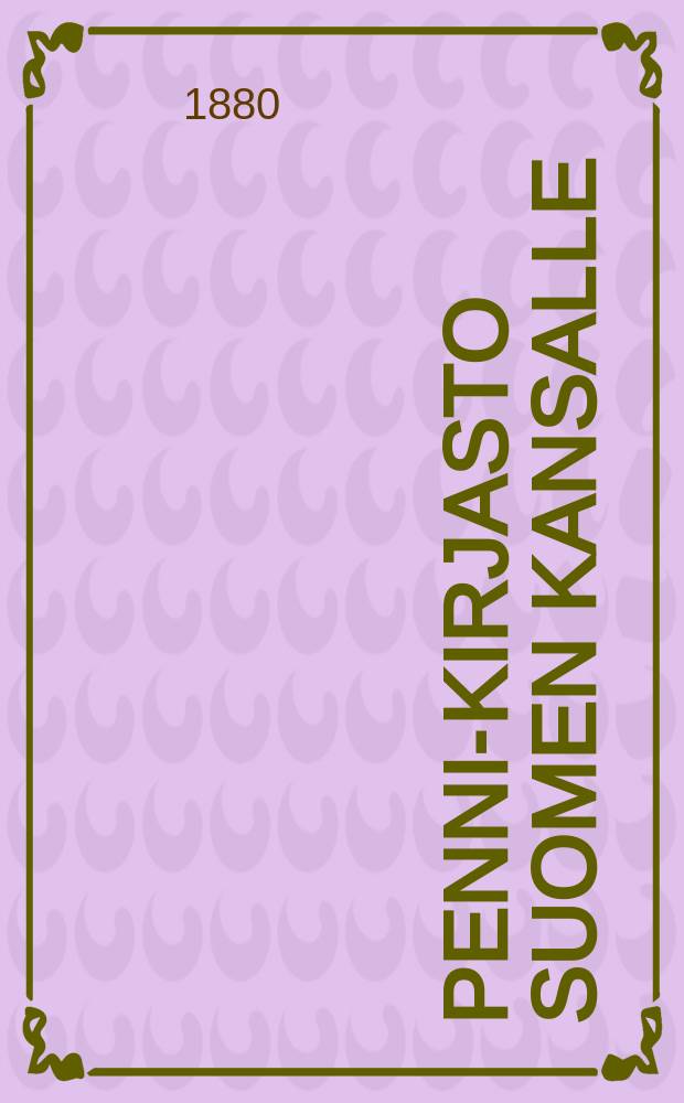 Penni-kirjasto Suomen kansalle