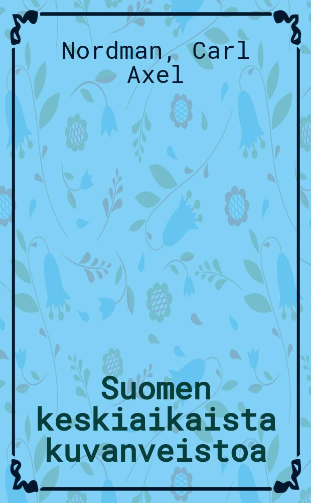 Suomen keskiaikaista kuvanveistoa