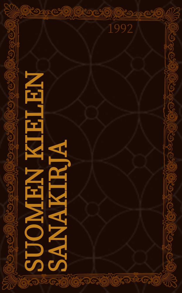 Suomen kielen sanakirja