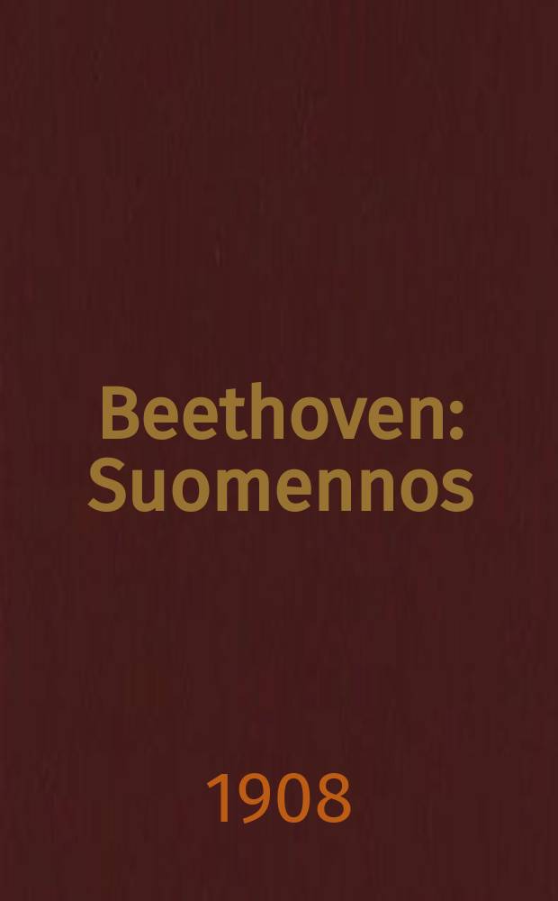 Beethoven : Suomennos = Бетховен