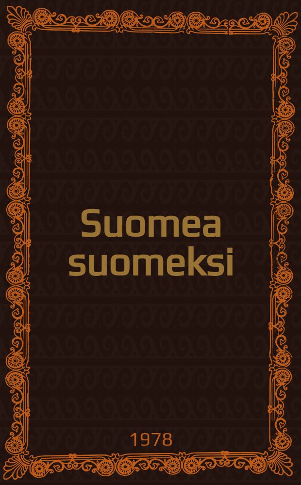 Suomea suomeksi