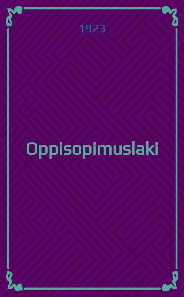 Oppisopimuslaki