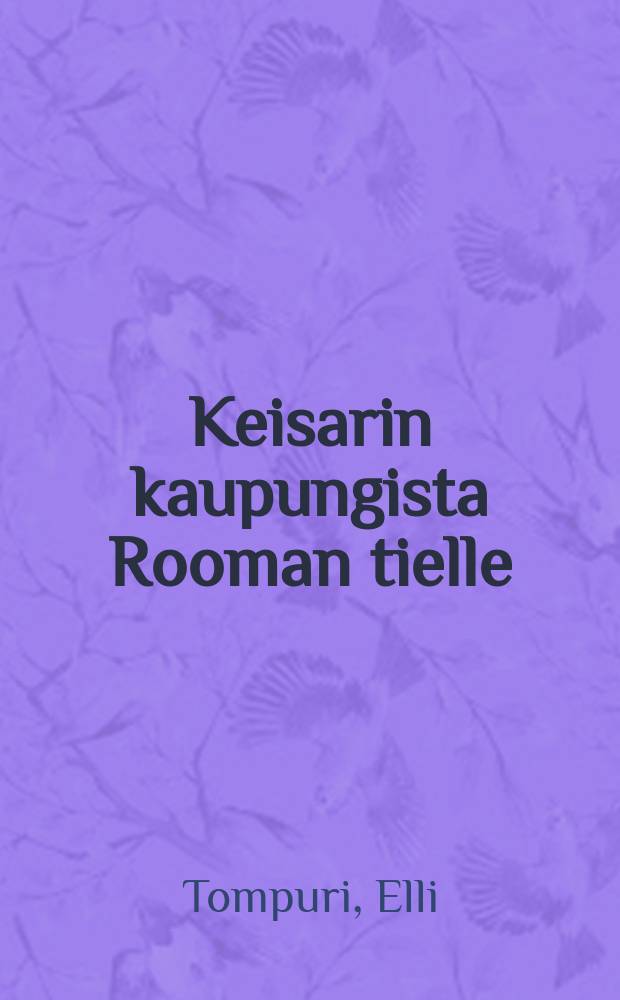 Keisarin kaupungista Rooman tielle : Päiväkirja