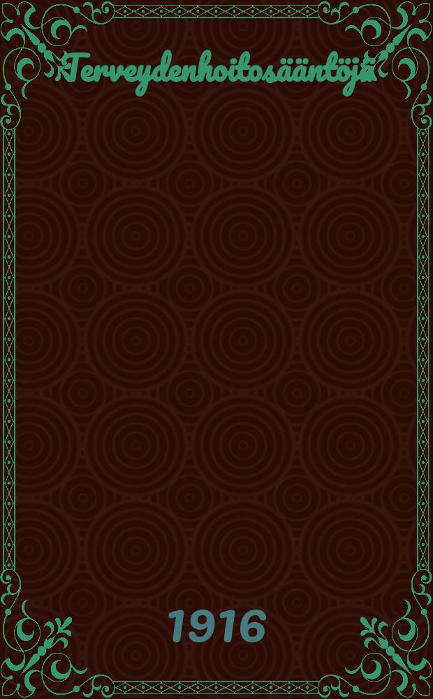 Terveydenhoitosääntöjä : prof. Leo Burgerstein'in mukaan = Правила гигиены для учащейся молодёжи Финляндии