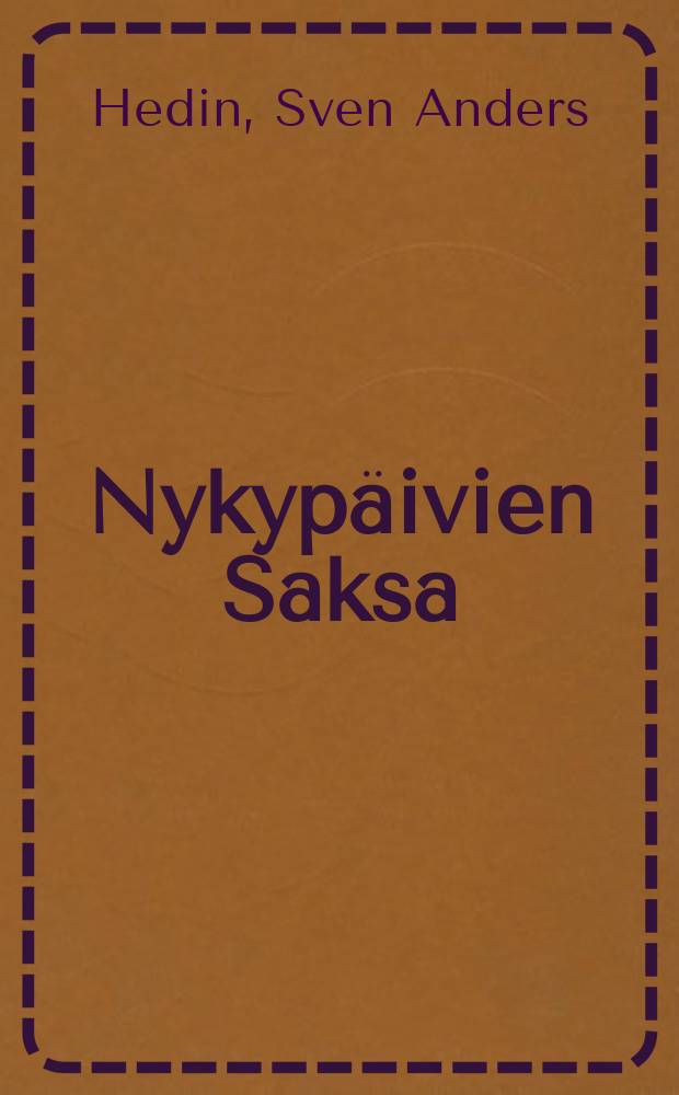 Nykypäivien Saksa
