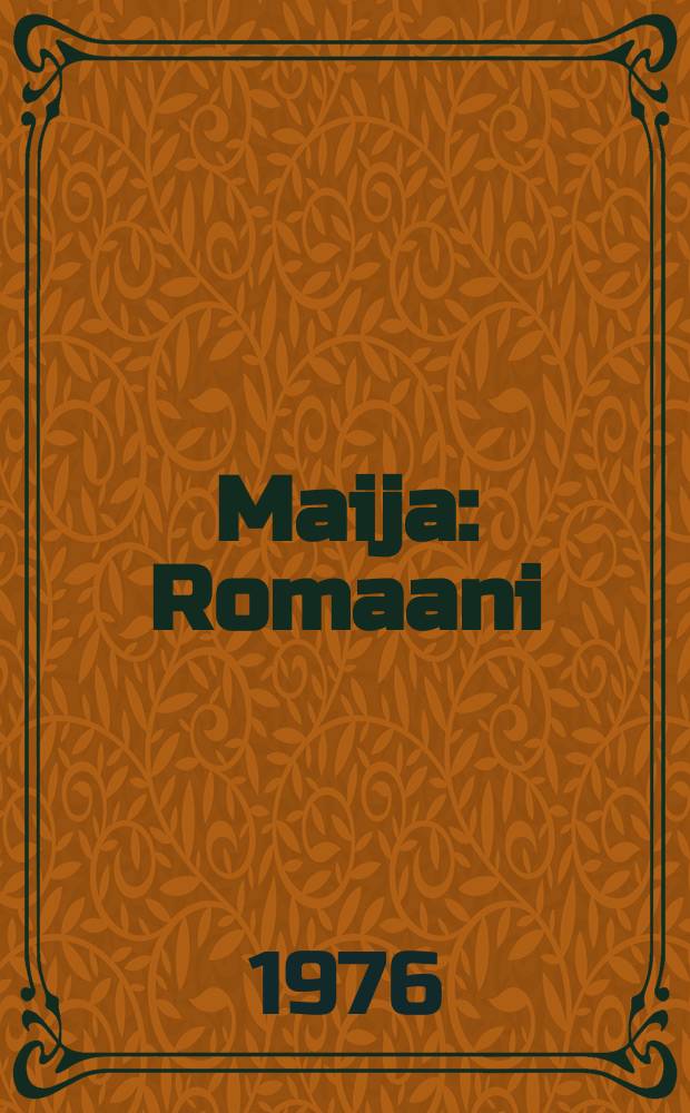 Maija : Romaani