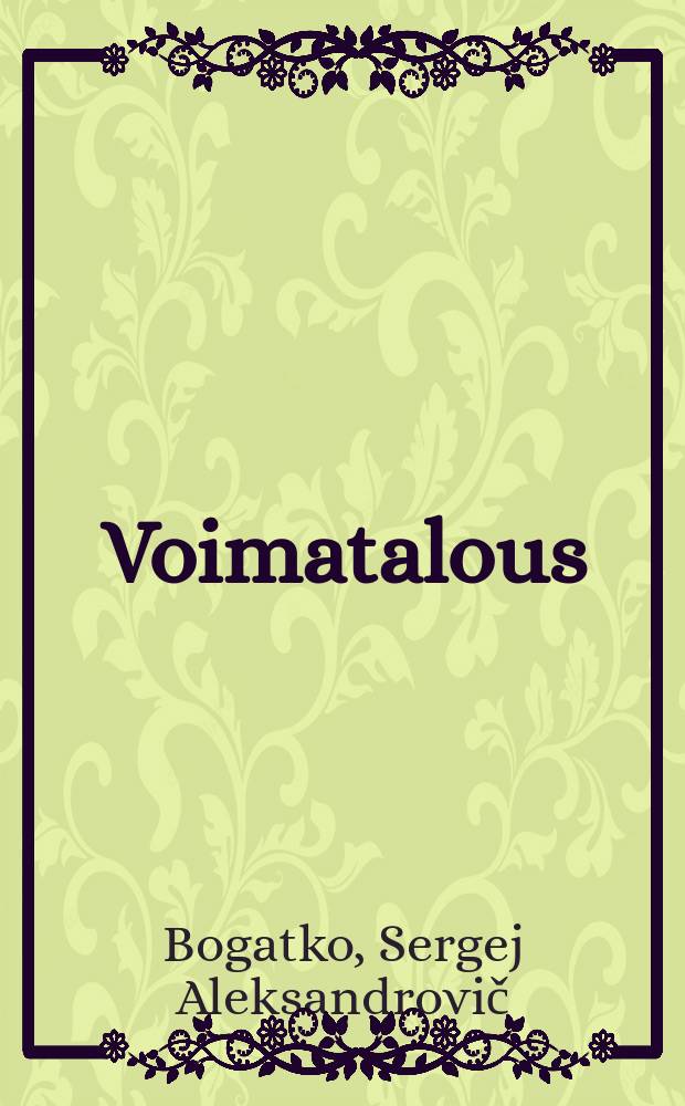 Voimatalous