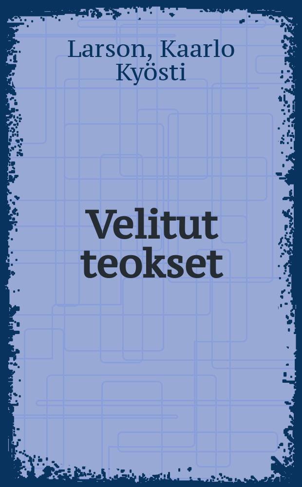Velitut teokset