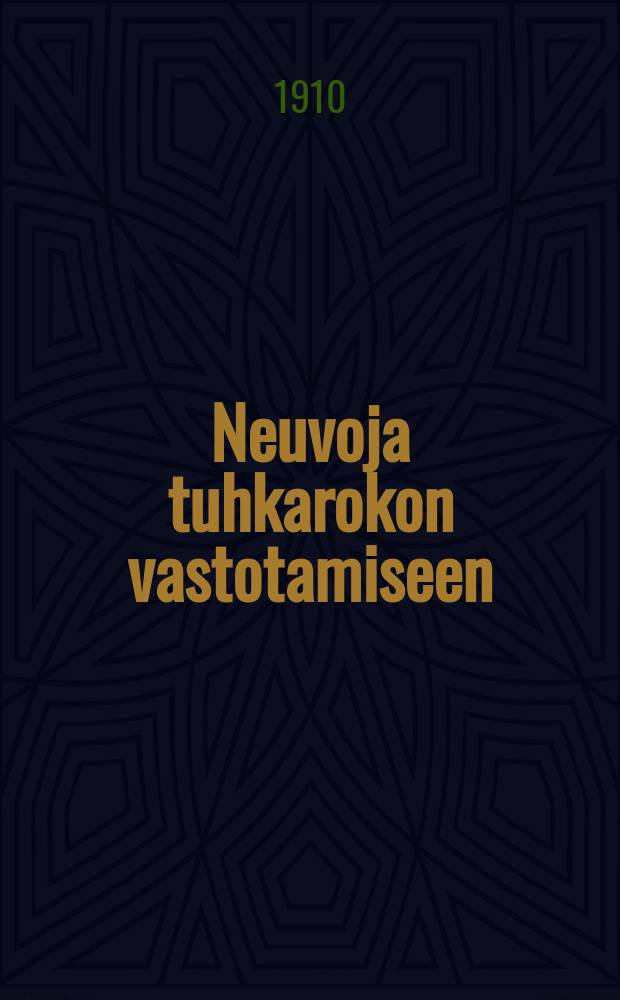 Neuvoja tuhkarokon vastotamiseen