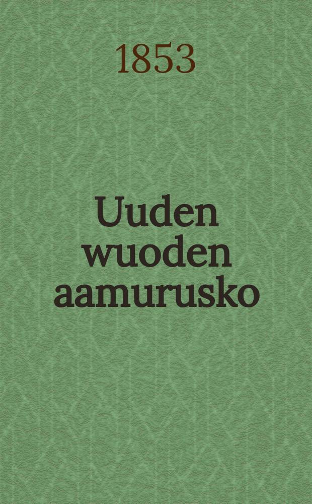Uuden wuoden aamurusko