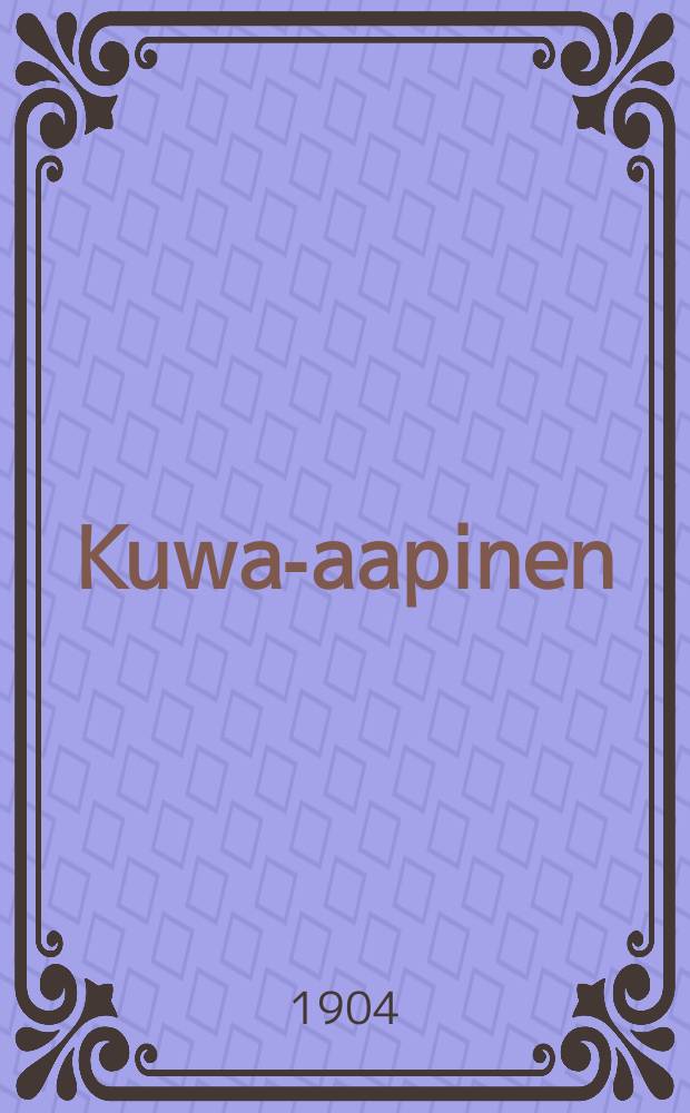 Kuwa-aapinen