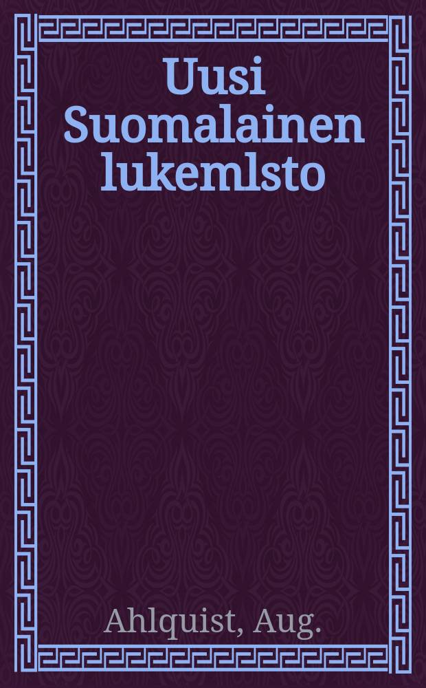Uusi Suomalainen lukemlsto