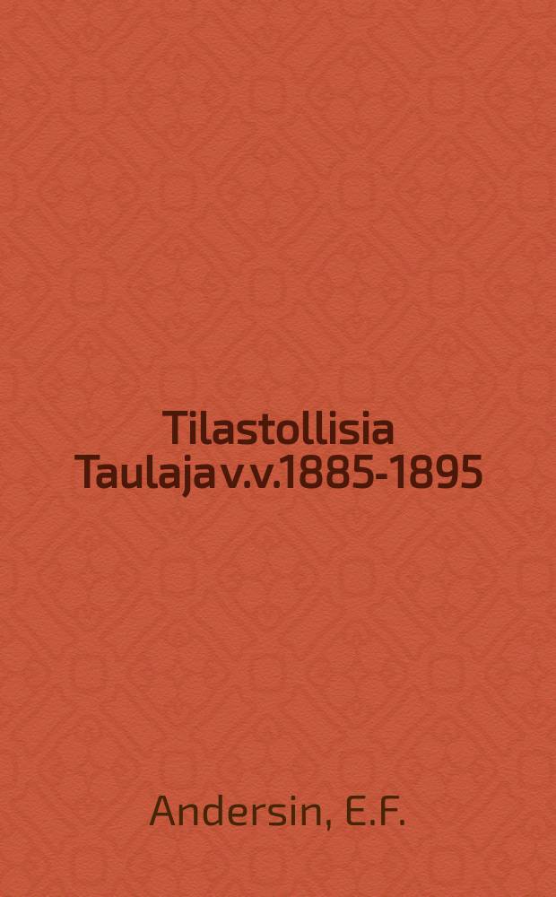 Tilastollisia Taulaja v.v.1885-1895