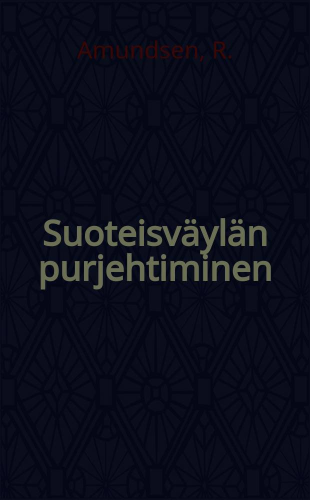 Suoteisväylän purjehtiminen : Reklaama