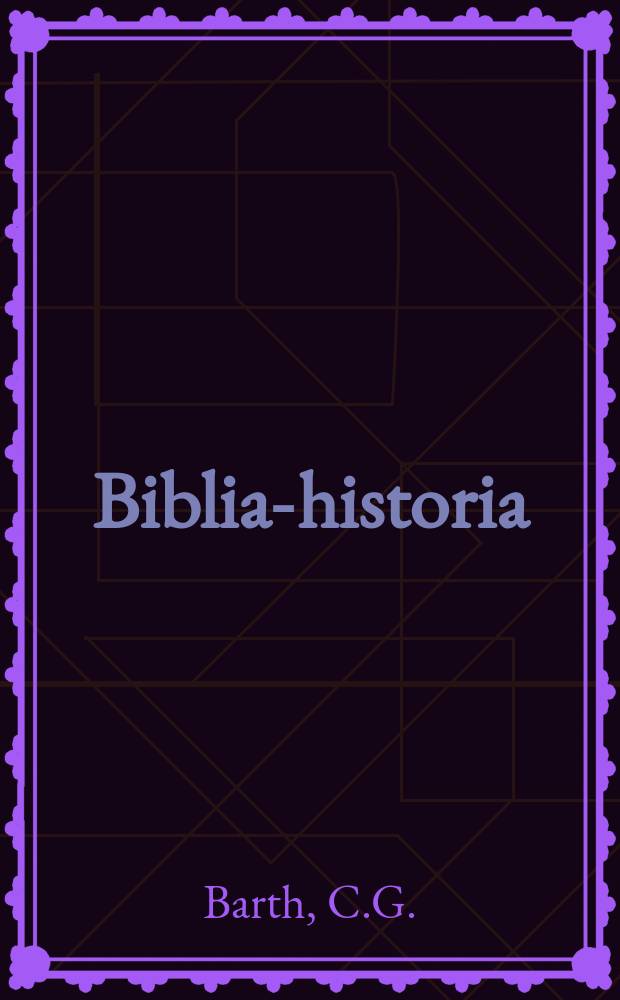 Biblia-historia